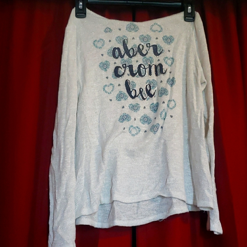 Girls, size 11/12, hooded Abercrombie sweater